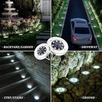 SOLPEX Solar Lights Outdoor Waterproof, 20 Pack Solar Ground Lights, Solar - Image 2