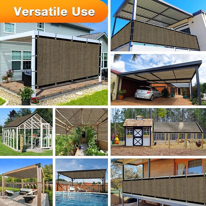 Artpuch Outdoor Pergola Shade Cover 4x14 FT Sun Shade Cloth - Image 6