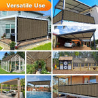 Artpuch Outdoor Pergola Shade Cover 23x23 FT Sun Shade Cloth - Image 6