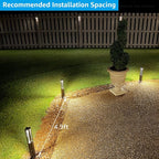 LEONLITE 10-Pack Low Voltage Landscape Pathway Lights, LED Bollard Path Lights - Image 6