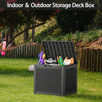 Outdoor Storage Box, Resin Deck Boxes Indoor and outdoor, Waterproof Storage - Image 8