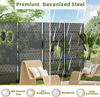 Casaphoria Metal Privacy Screen Outdoor, Palace Black - Image 4