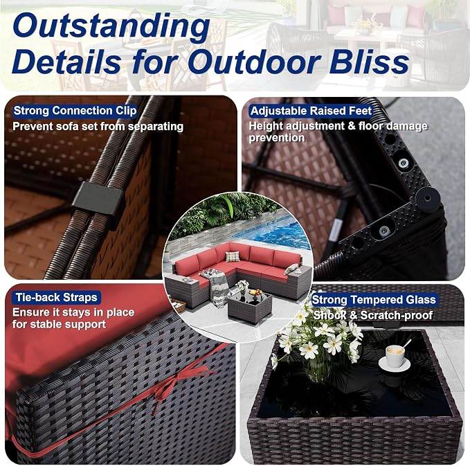 Outdoor Patio Furniture Set - Image 7