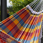 Vivere Authentic Brazilian Cotton Hammock - 450 lb Capacity - Image 4
