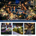 Solar Lights Outdoor, 120LED 4pack Fairy Garden Lights Decor - Image 2