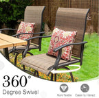 Sophia & William Outdoor Bar Set, Patio Bar Table and Chairs Set, Bar Height - Image 2
