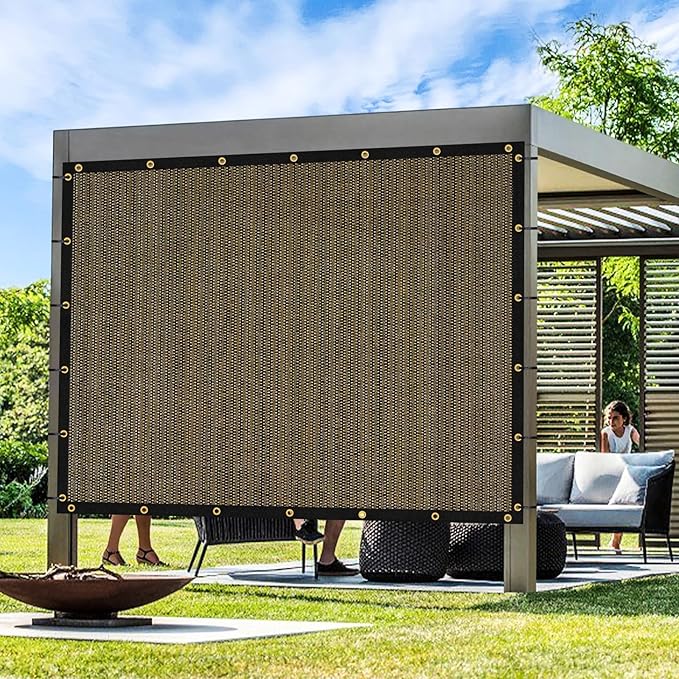 Artpuch Outdoor Pergola Shade Cover 19x21 FT Sun Shade Cloth by Artpuch