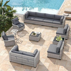 10-Seat Modern Patio Furniture Set - Image 2