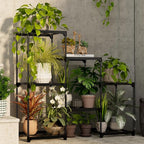 Plant Stand Indoor Plant Shelf Outdoor Metal Plant Rack - Image 5