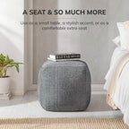 Anji Mountain 100% Handmade & Handcrafted Comfortable Home Décor Pouf Ottoman - Image 7