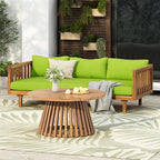 Merax Outdoor Acacia Wood Conversation Set by Merax