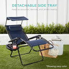 Best Choice Products Folding Zero Gravity Outdoor Recliner Patio Lounge Chair - Image 8