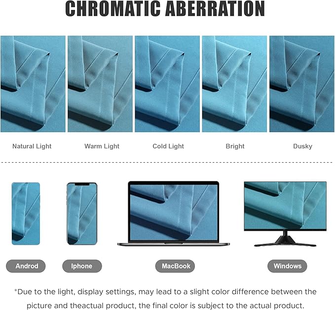 BONZER Outdoor Curtains for Patio Waterproof Thick Privacy Wide Grommet Light - Image 5