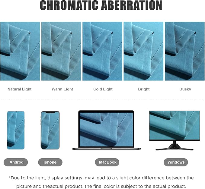 BONZER Outdoor Curtains for Patio Waterproof Thick Privacy Grommet Light - Image 5