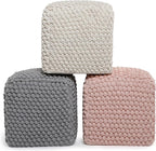 BIRDROCK HOME Buds Pouf Foot Stool Ottoman - Image 7
