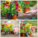 Plant Nursery Pot/Pots 200 Pcs 4" Plastic Small Plants Pots Flower Pots Seed - Image 7