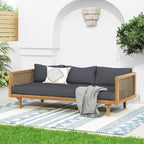 Christopher Knight Home Claremont Patio Sofa and Coffee Table Set, 2 Piece - Image 8