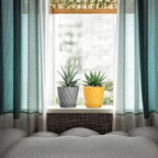 5 Inch Planter Pots, 6 Pack Indoor Planters, Small Flower Pots - Image 5