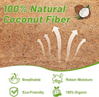 Remiawy Coco Liner Fiber Roll, 16 x 40 Inch Natural Coconut Coir Liner Sheet - Image 2