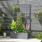 Outsunny Galvanized Raised Garden Bed - Image 8