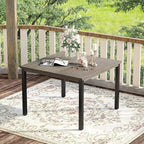 VICLLAX Outdoor Dining Set for 4, 5 Pieces Patio Dining Furniture Set - Image 5