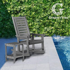 GREENVINES Outdoor Rocking Chair Set | 3-Piece | 2 Rocking Chairs - Image 2