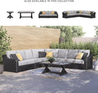 Signature Design by Ashley Beachcroft Curved Modern 5-Piece Outdoor Sectional - Image 6