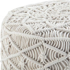 SIMPLIHOME Coates Round Pouf - Image 4