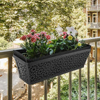 Adnee 4 Pcs 24 Inch Fabric Plant Window Box Liners-Rectangular Non-Woven - Image 6