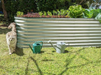 Plant & Plot Galvanized Raised Garden Beds Outdoor // 6×2×2 ft Planter Raised - Image 6