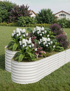 2 Pcs Raised Garden Beds Outdoor 8x2x2 ft - Image 8