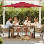Simple Deluxe 9' Patio Umbrella Outdoor Table Market Yard Umbrella - Image 6