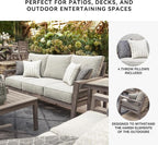 Signature Design by Ashley Hillside Barn Contemporary Nuvella Weather Resistant - Image 5
