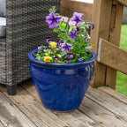 Sunnydaze Large Ceramic Plant Pot - Image 6