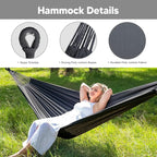SUNCREAT Hammocks Standing Patio Hammock, Portable Hammock - Image 3