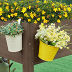 Yaheetech 49x22x32in 8 Pockets Horticulture Raised Garden Bed Elevated Wood - Image 7