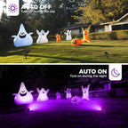 L LOHAS LED Tree Spotlight Outdoor, Auto On/Off 5W 120V Landscape Lighting - Image 2