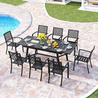 PHI VILLA 9 Pieces Outdoor Dining Set - Image 4