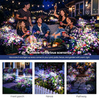 Solar Lights Outdoor, 120LED 2pack Fairy Garden Lights Decor - Image 2
