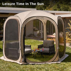 East Oak Screen House Tent Pop-Up, Portable Screen Room Canopy Instant Screen - Image 7