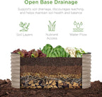 Best Choice Products 4x2x2ft Outdoor Metal Raised Garden Bed, Oval Deep Root - Image 3