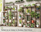 EnHomee Plant Stand Indoor Wood Plant Stand Outdoor Plant Shelf - Image 4