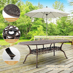 Outdoor Patio Dining Table - Image 4