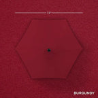 Best Choice Products 7.5ft Outdoor Solar Market Table Patio Umbrella - Image 4