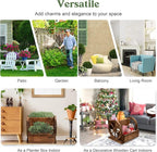 Wooden Wagon Planter Box, Garden Planter - Image 8