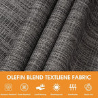 Lazy Daze Hammocks 11 FT Double Outside Hammock Quick Dry Olefin Fabric Hammock - Image 3
