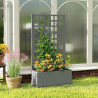 Outsunny Galvanized Raised Garden Bed - Image 9