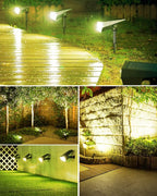 Biling Solar Spot Lights Outdoor, 2-in-1 Solar Landscape Lights 12 LED Bulbs - Image 6