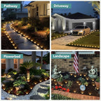 SOLPEX Mini Solar Ground Lights, 20 Pack Solar Lights Outdoor Waterproof - Image 2