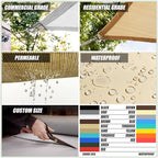 Colourtree 16' x 16' x 22' Beige Sun Shade Sail Right Triangle Canopy - Image 4
